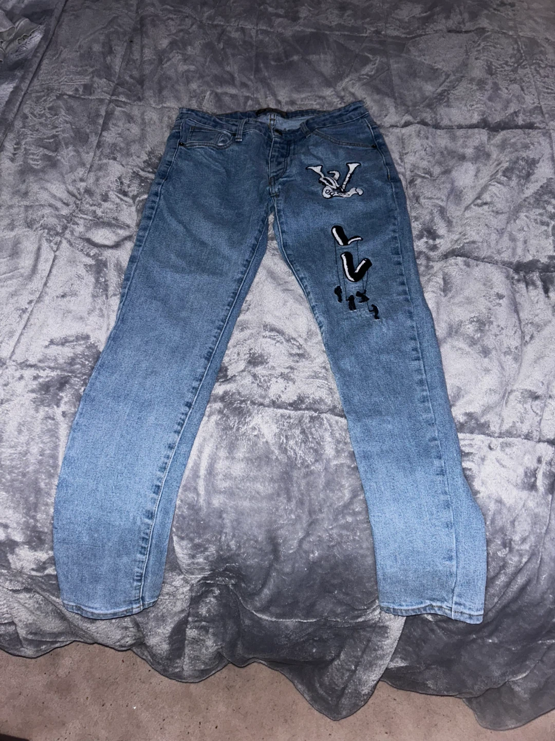 Louis Vuitton Blue Denim Jeans
