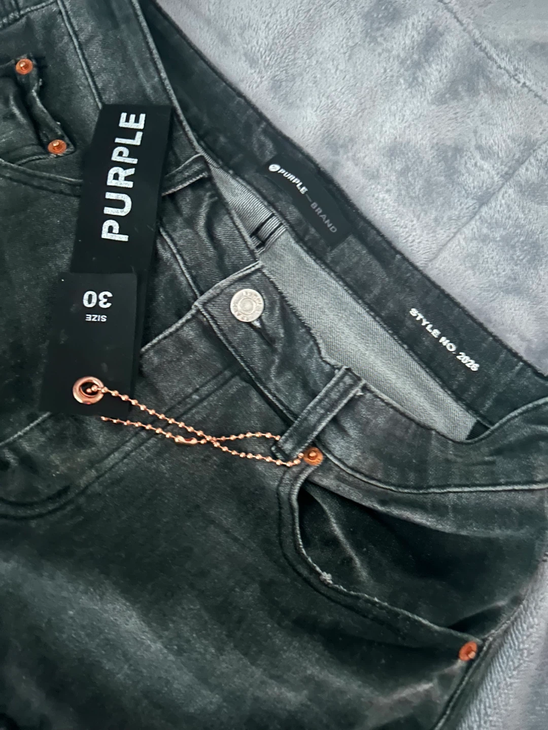 Purple Brand Men's Distressed Jeans - photo 2