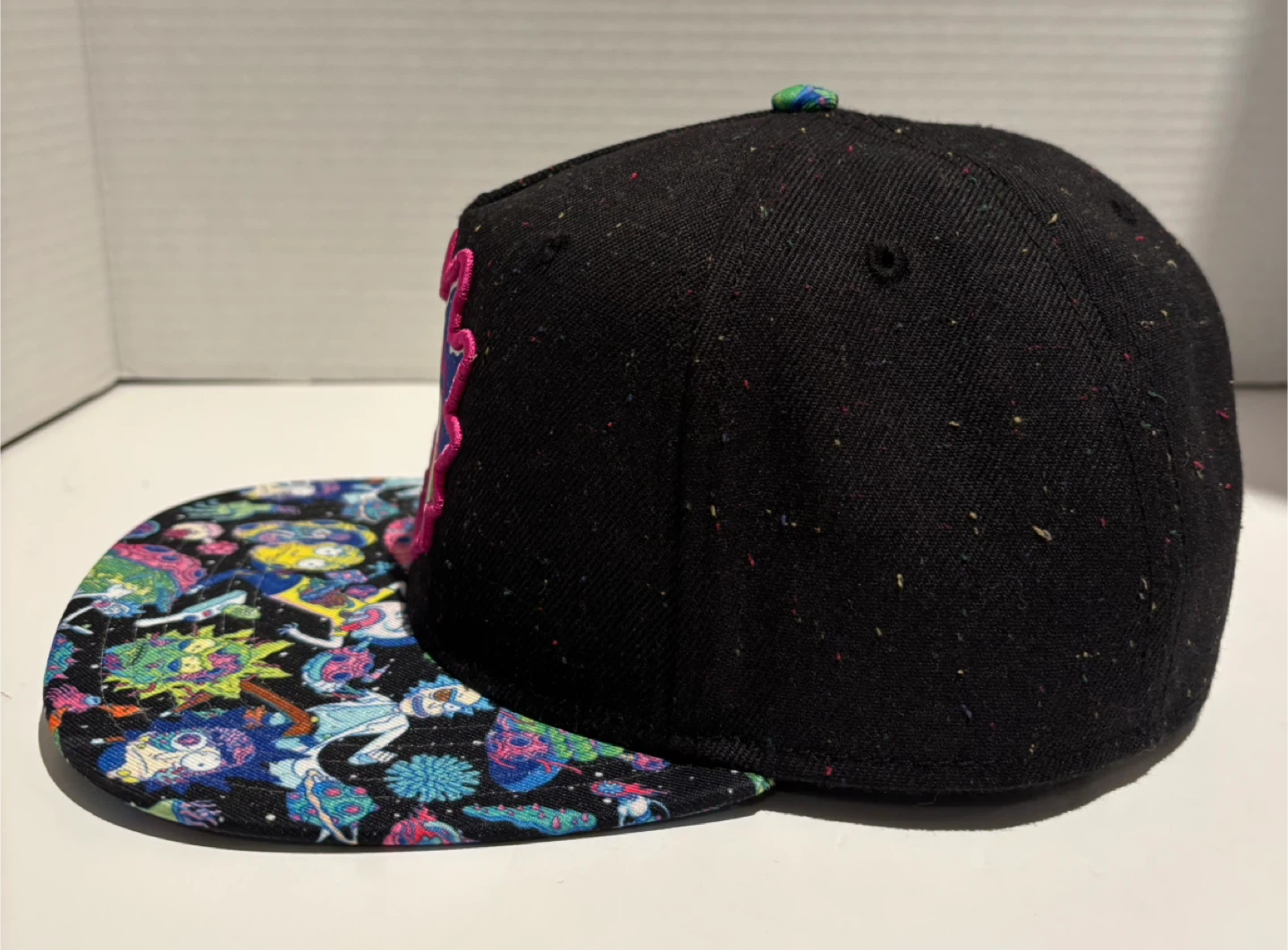 Rick and Morty Black Flat Brim Snapback Hat - photo 3