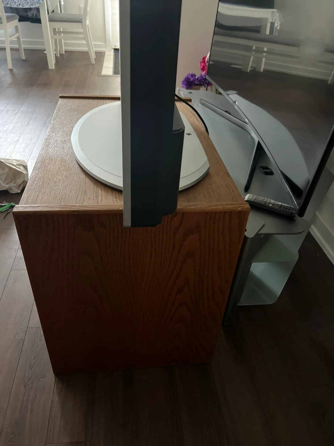 Wooden Media Stand with Drawer - photo 4
