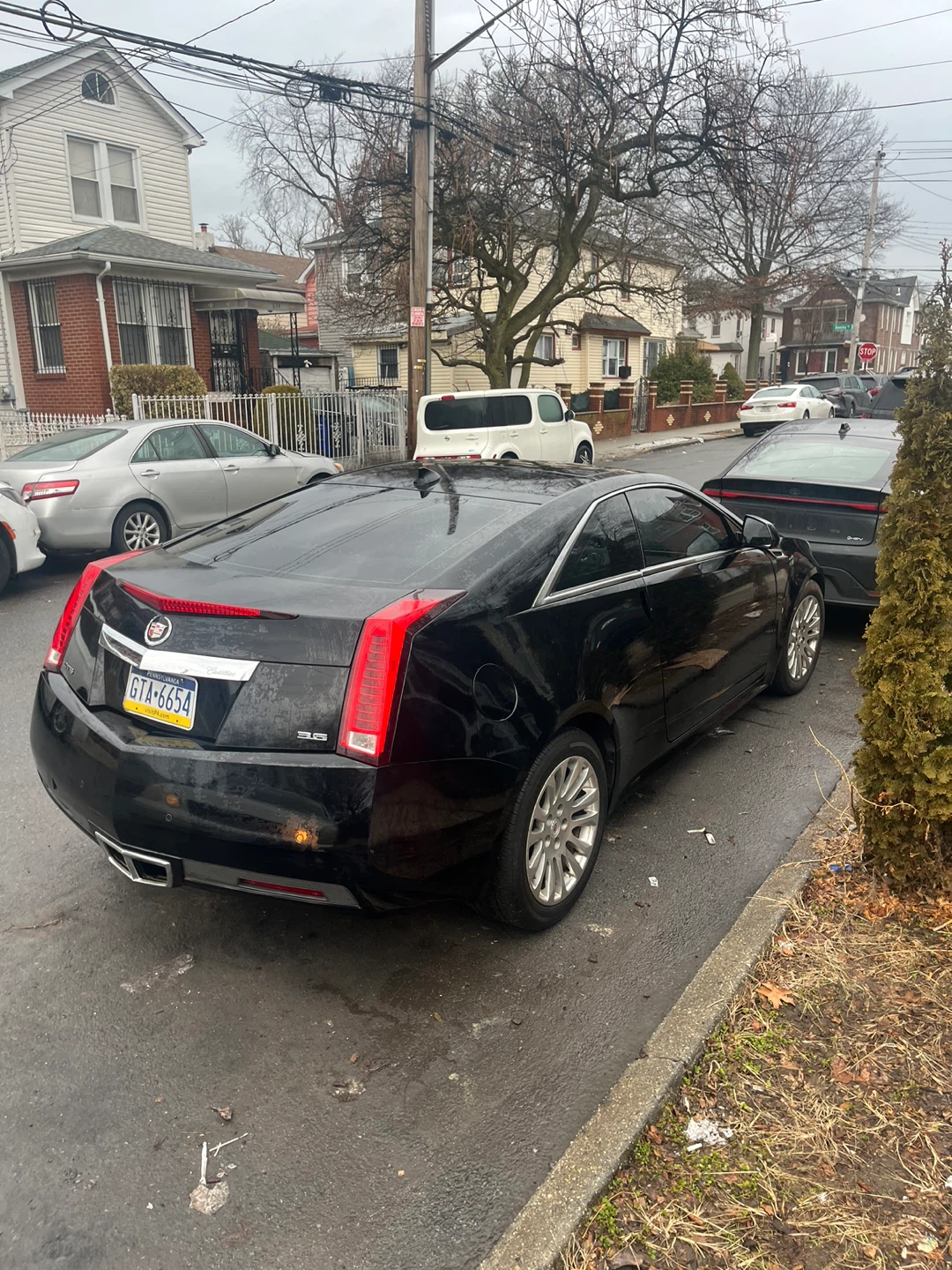 Black Cadillac CTS Coupe