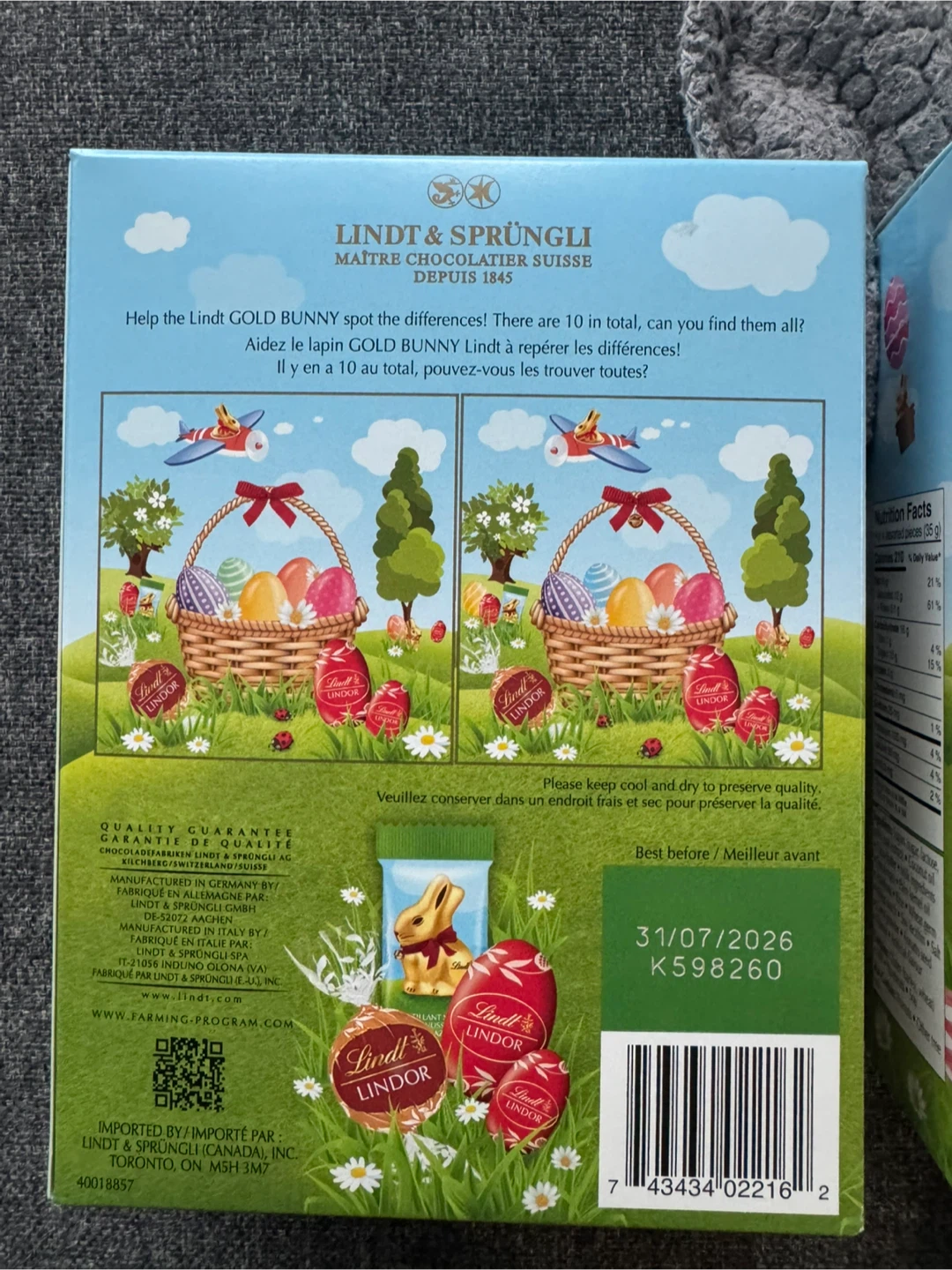 Lindt Happy Easter Chocolate Basket - 567g - photo 3
