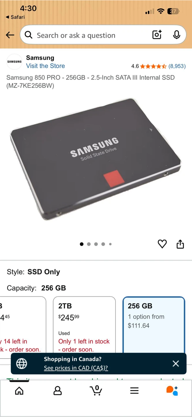 Samsung 850 PRO 256GB Solid State Drive - photo 4