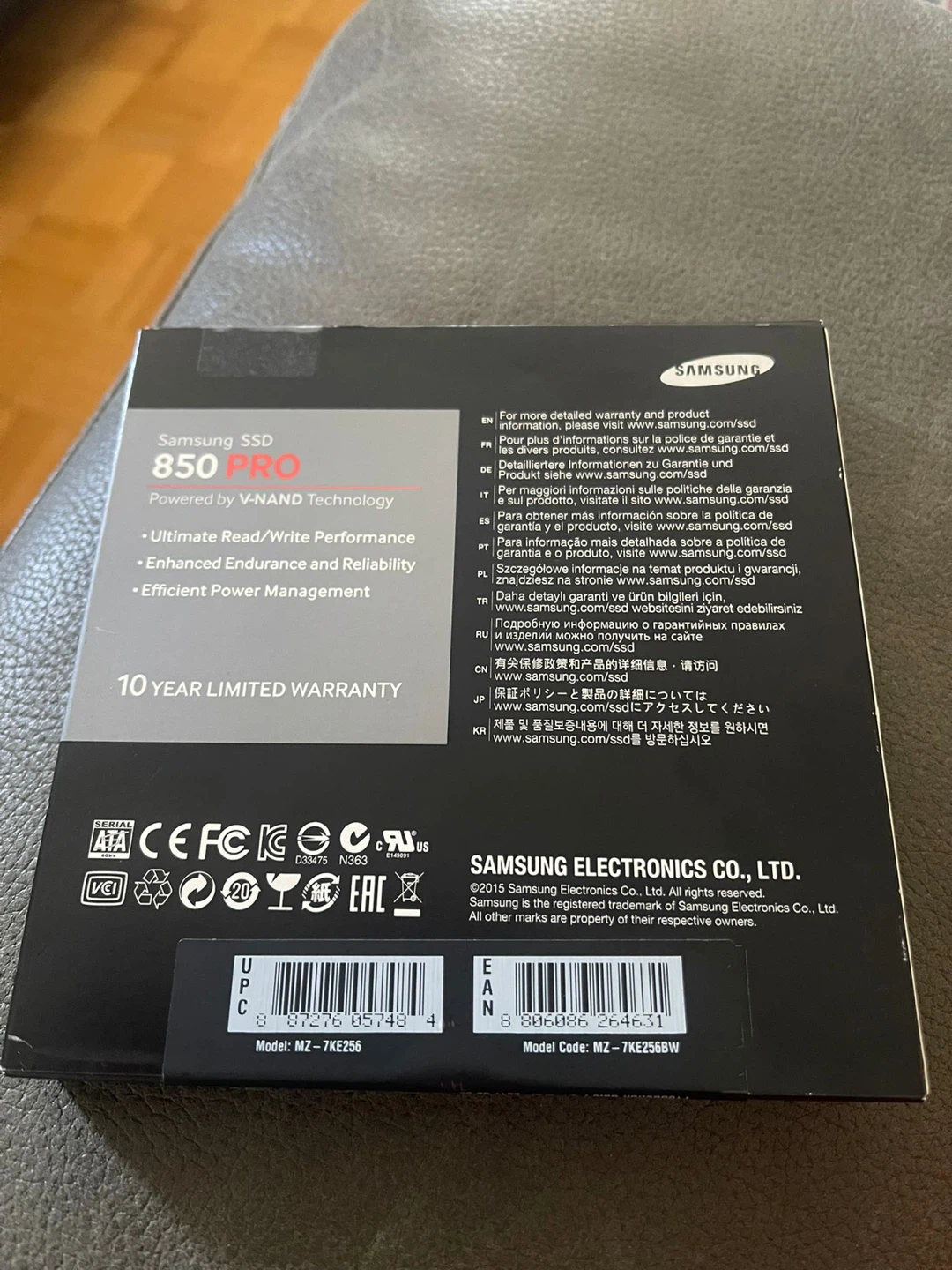 Samsung 850 PRO 256GB Solid State Drive - photo 2