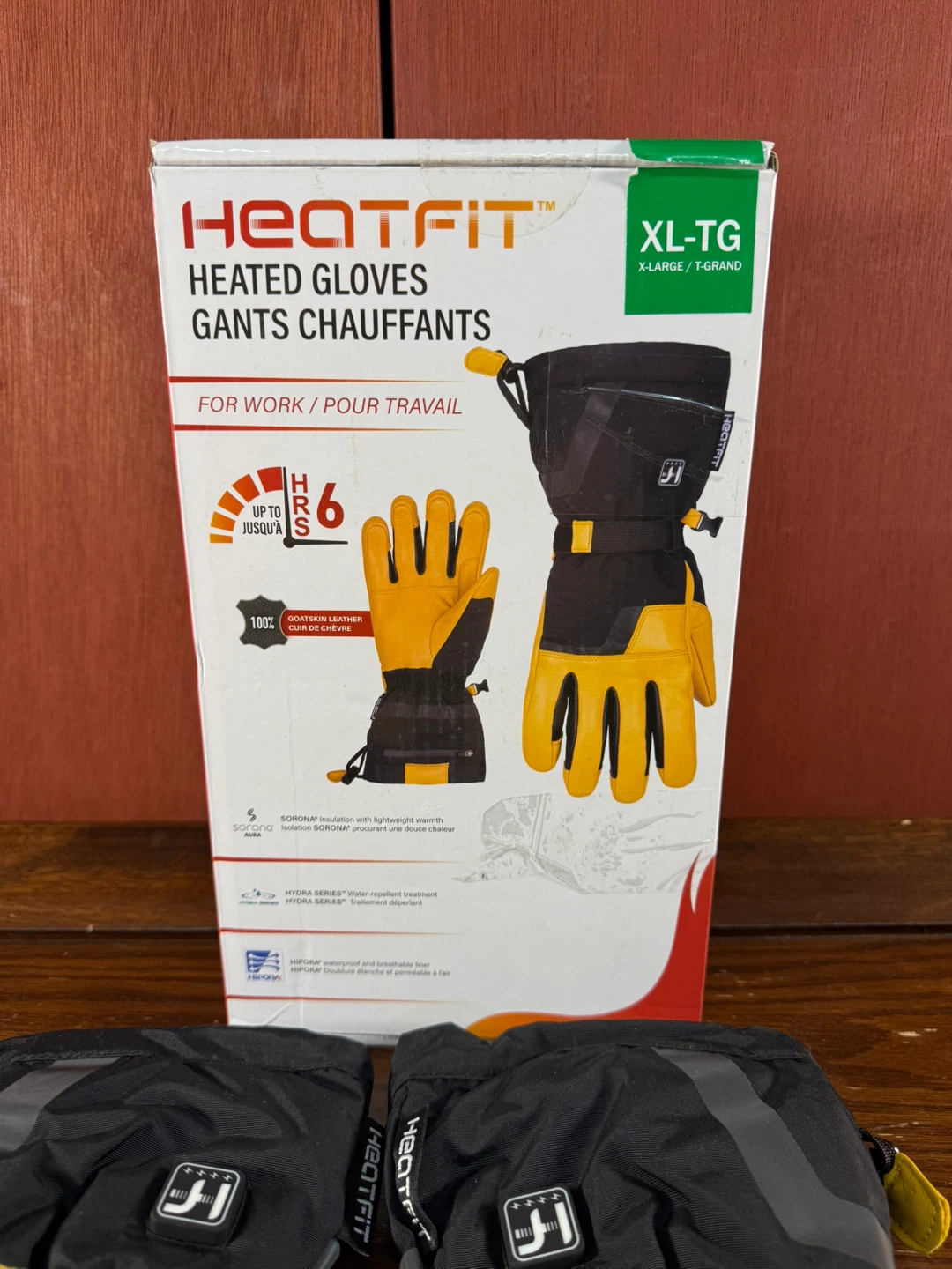 HEATFIT Heated Work Goatskin Gloves Size Extra Large - photo 2