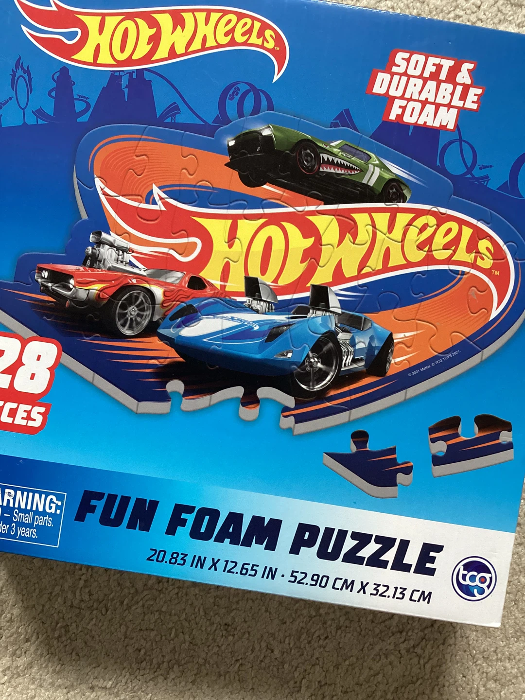 Hot Wheels 28 Piece Fun Foam Puzzle - photo 3