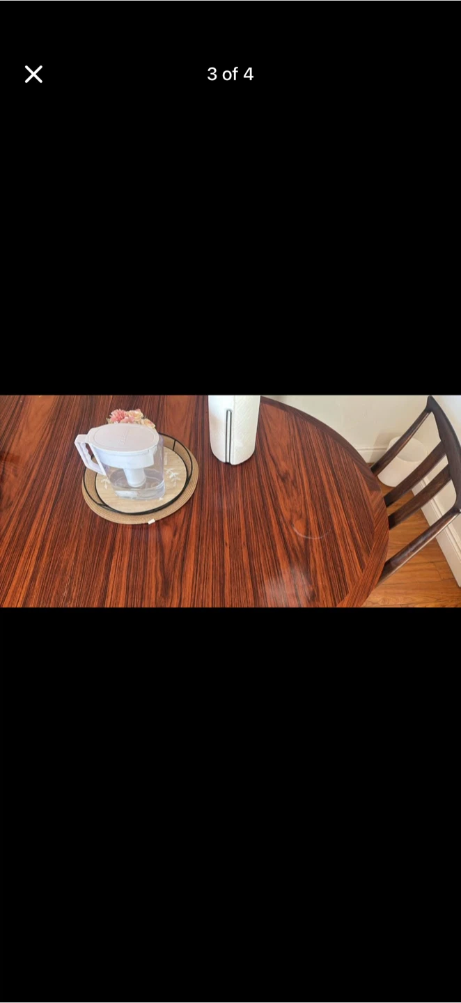 Dining table for 6 chairs . Strong wooden table