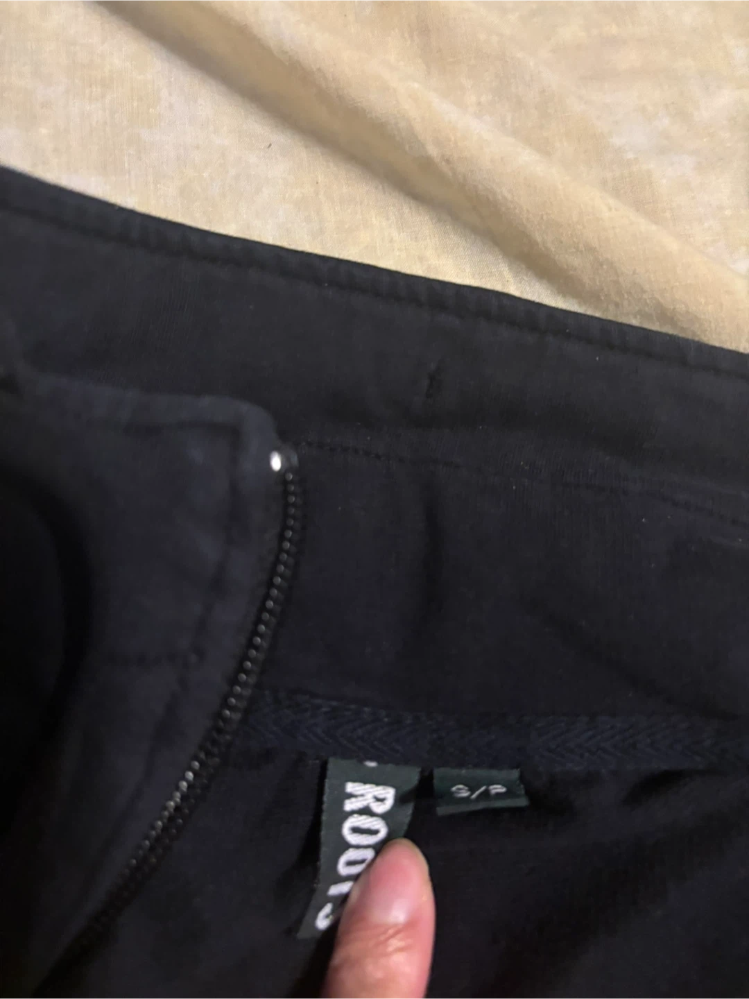 Roots Black Zip-Up Jacket - Size S/P - photo 2