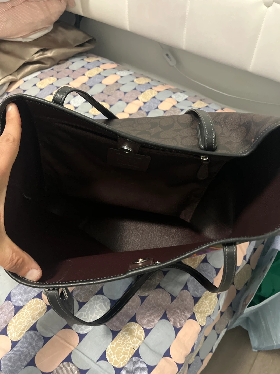 Coach Tote Bag with Floral Print - photo 5