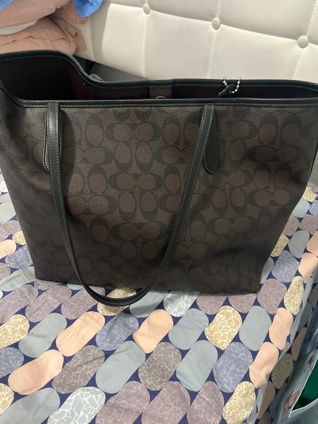 Coach Tote Bag with Floral Print - photo 2