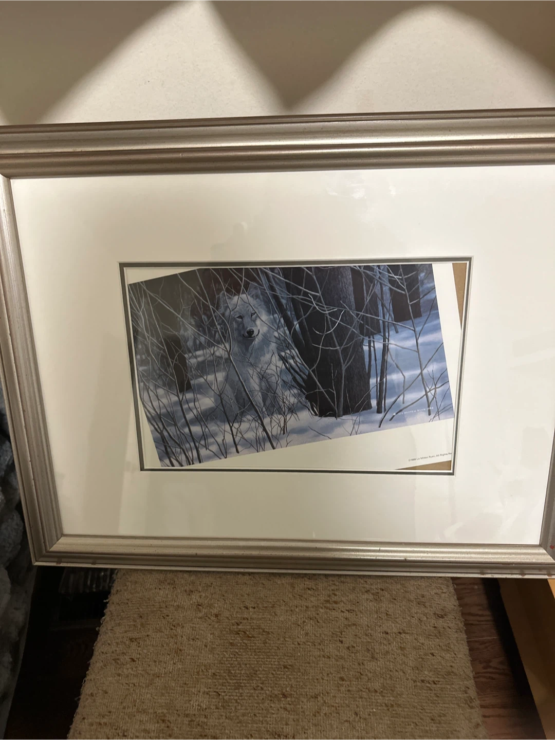Framed Wolf Art Print