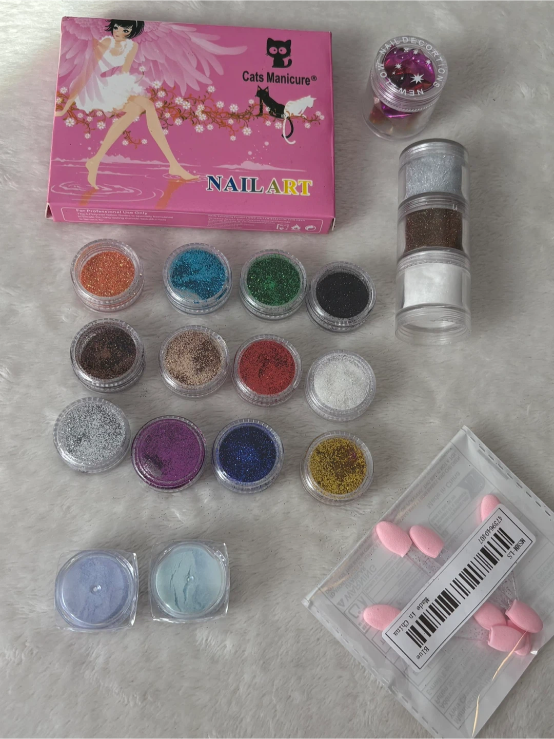 Assorted Nail Art Bundle with Drill Manicure Tools and Glitters - photo 4