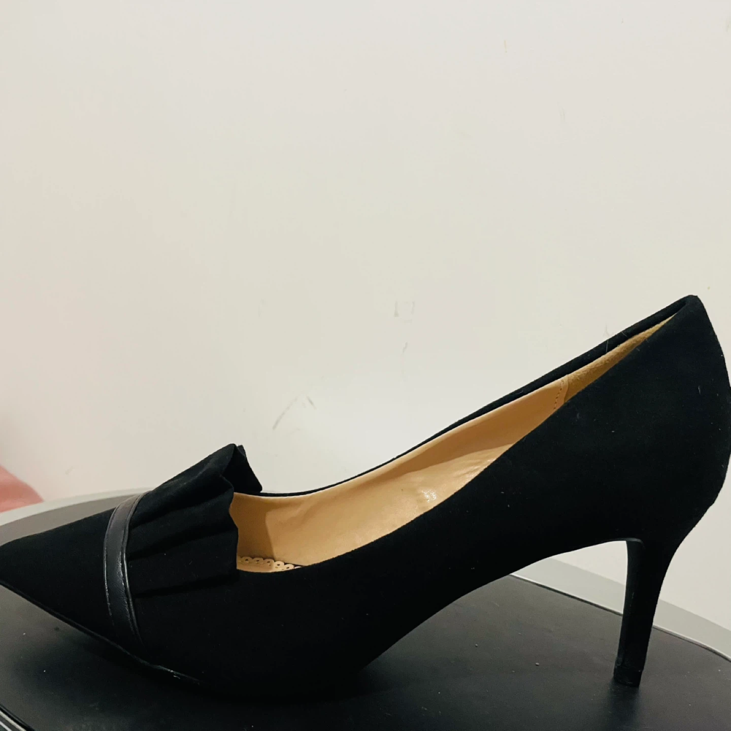 Journee Collection Black Suede Heels - photo 2