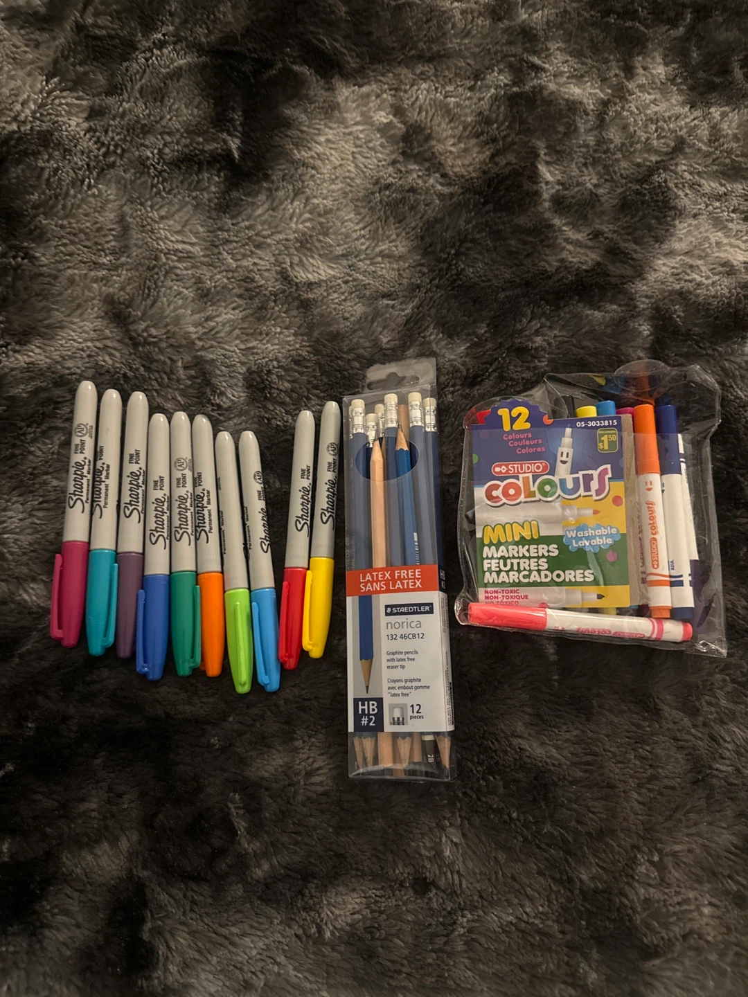 Bundle: Sharpie Markers, Staedtler Pencils & Mini Markers