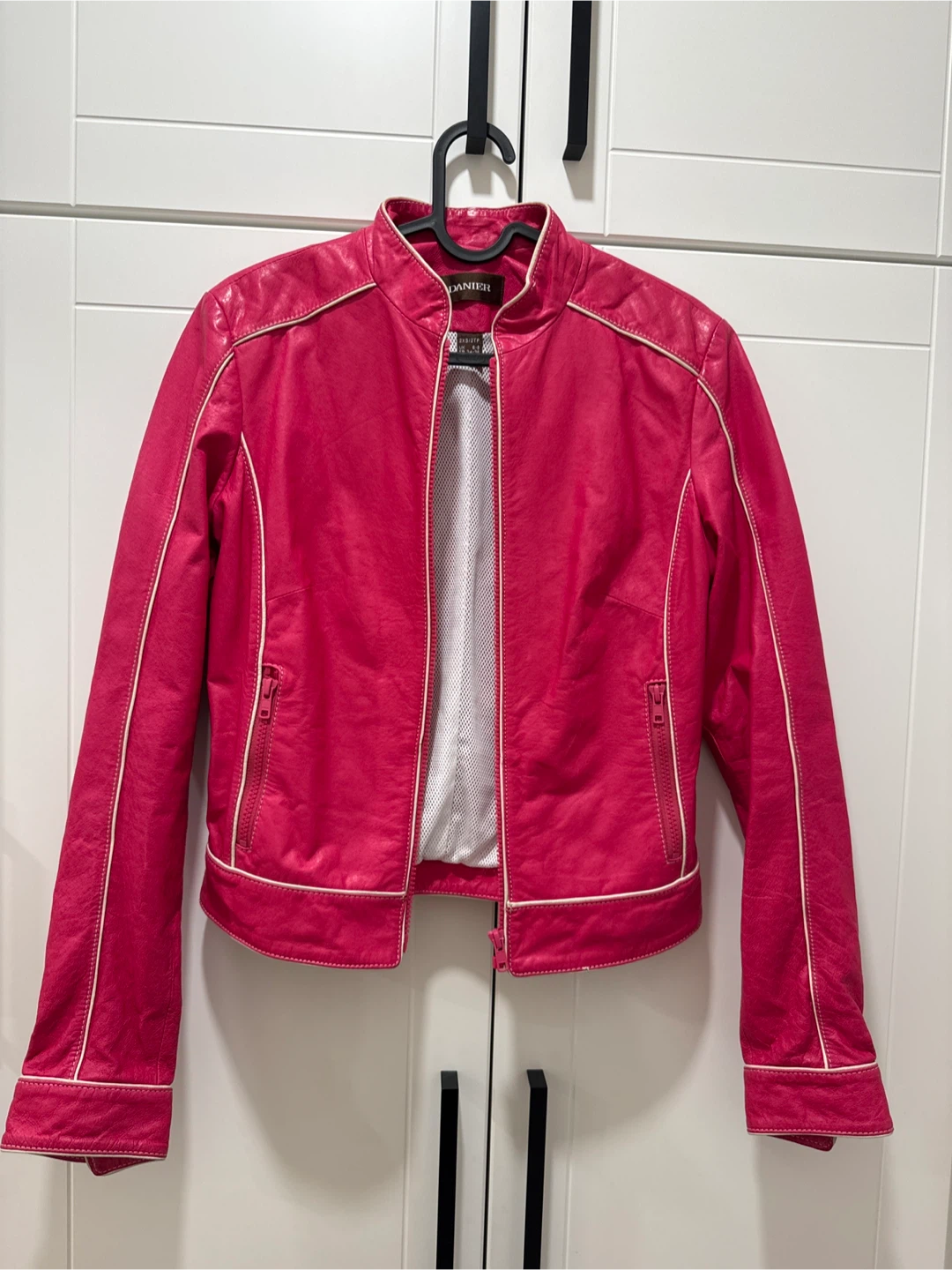 Danier -Pink Leather Jacket- XXS