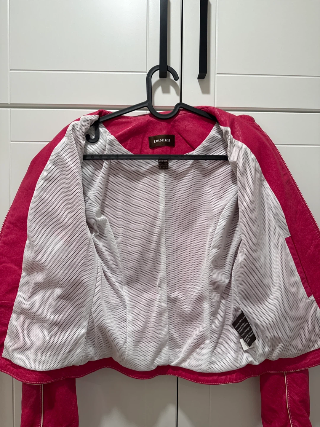 Danier -Pink Leather Jacket- XXS - photo 3