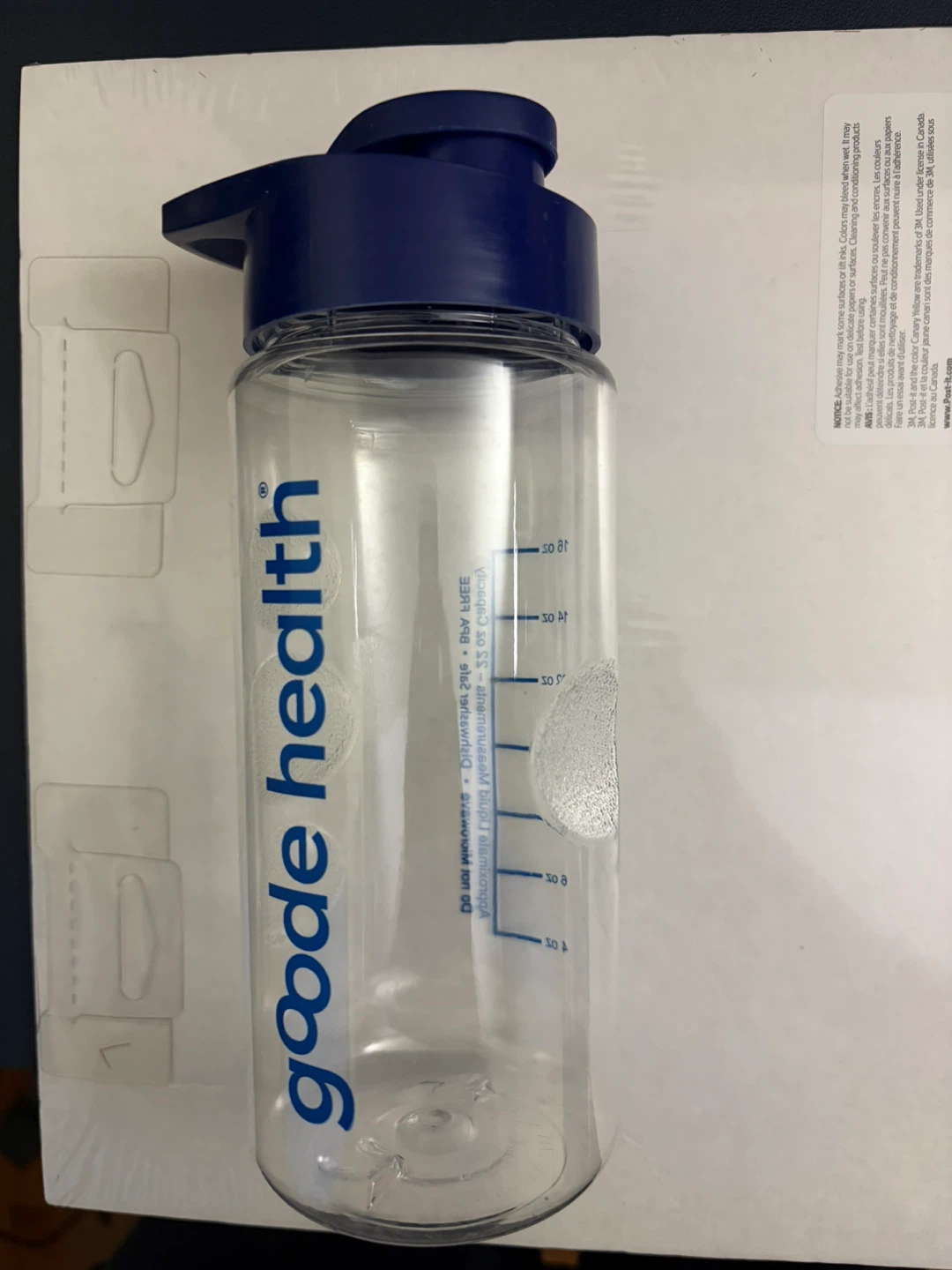 🥕 Goode Health Water Bottle - Blue Lid