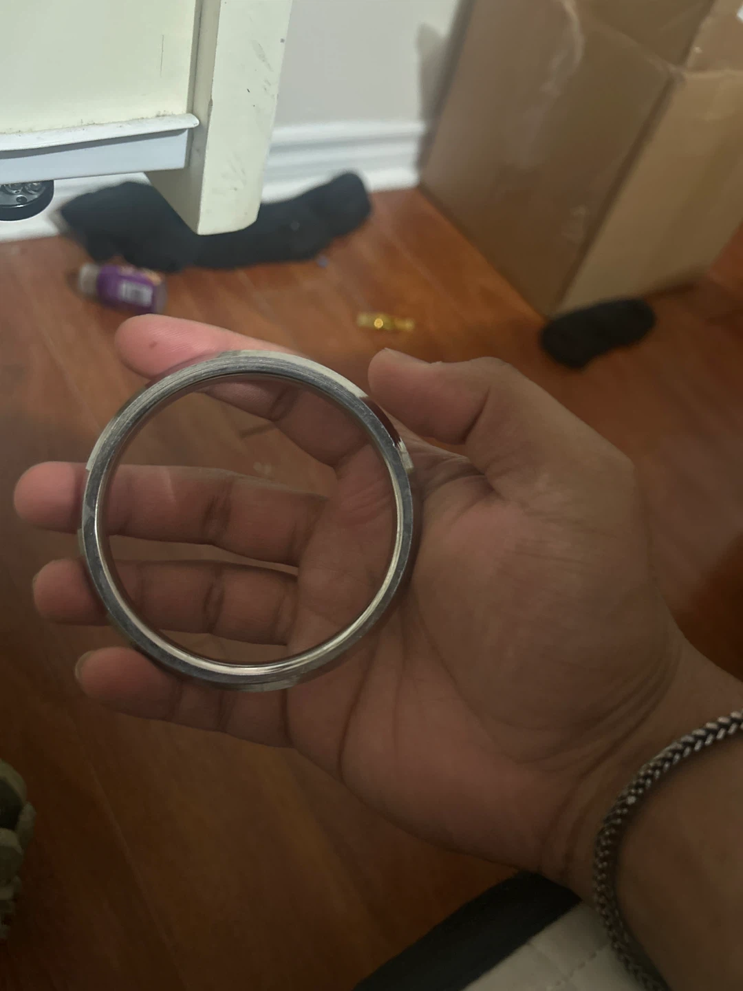 Silver Kada Bangle