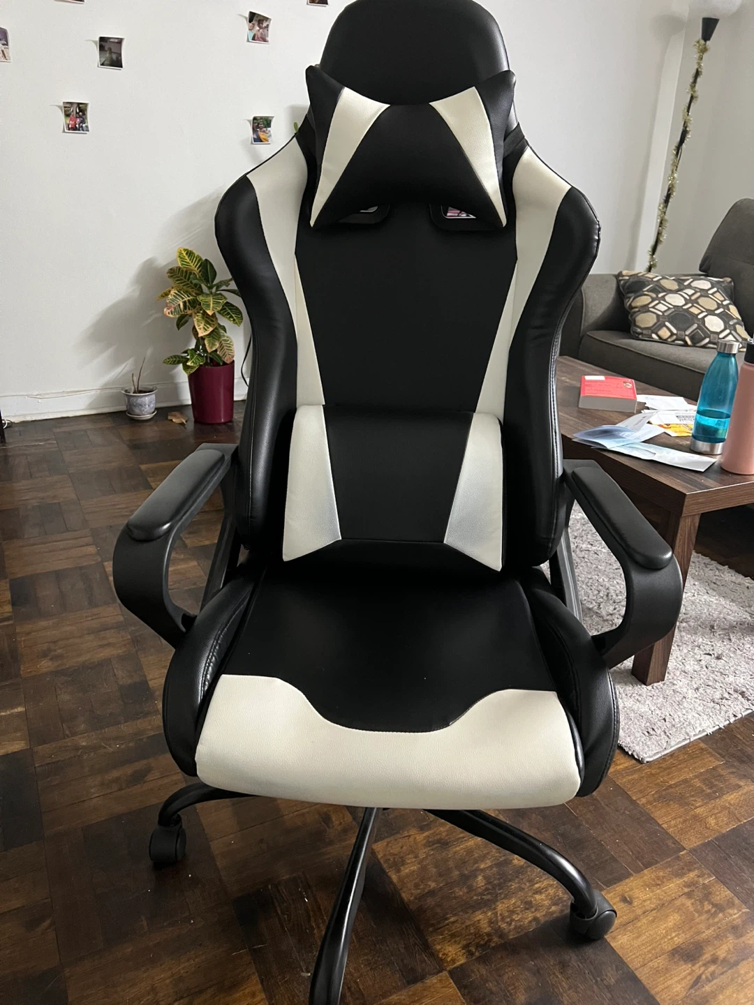 Black and White Gaming Chair