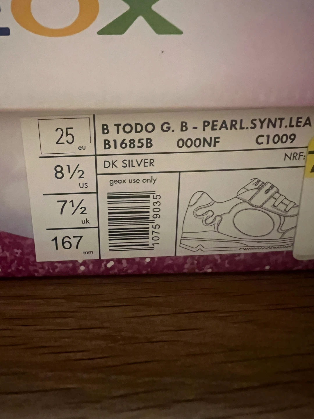 Geox Respira Kids Disney Princess Shoes Size 25 - photo 4