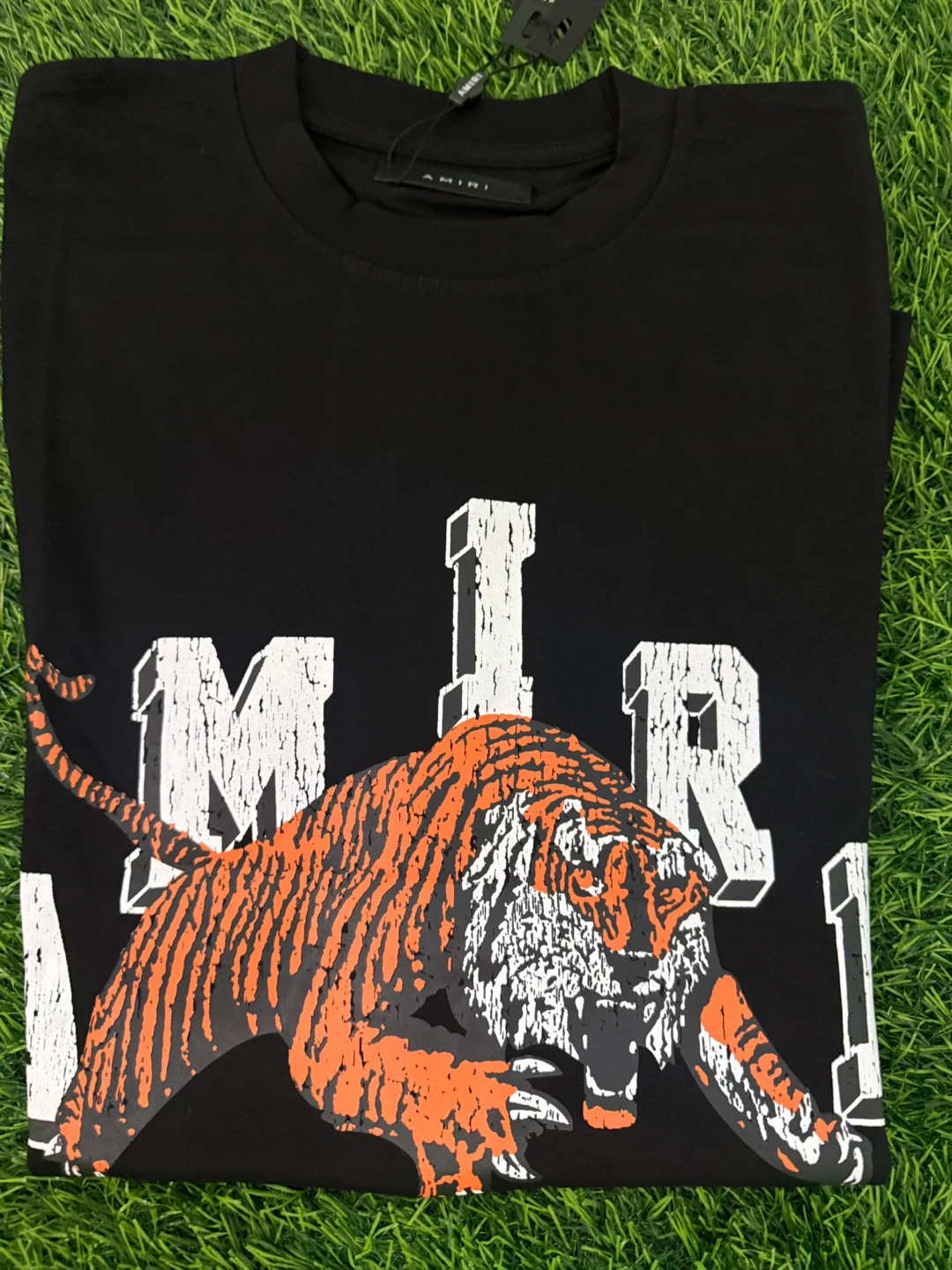 AMIRI Black Tiger Print T-Shirt - photo 2