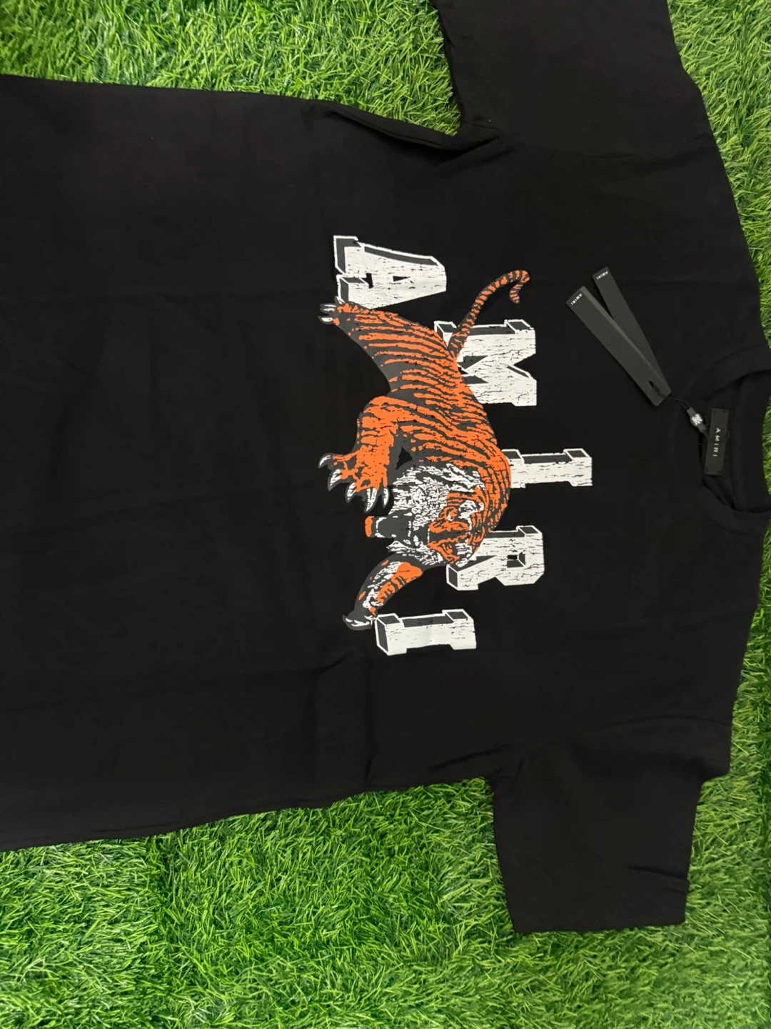 AMIRI Black Tiger Print T-Shirt - photo 3