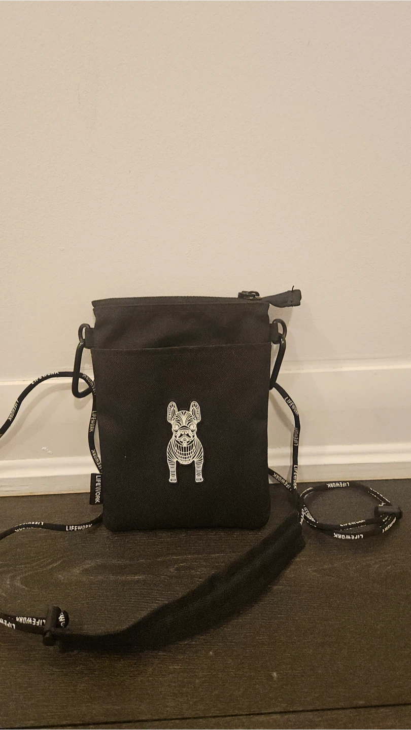 LIFEWORK Black French Bulldog Crossbody Bag - photo 2