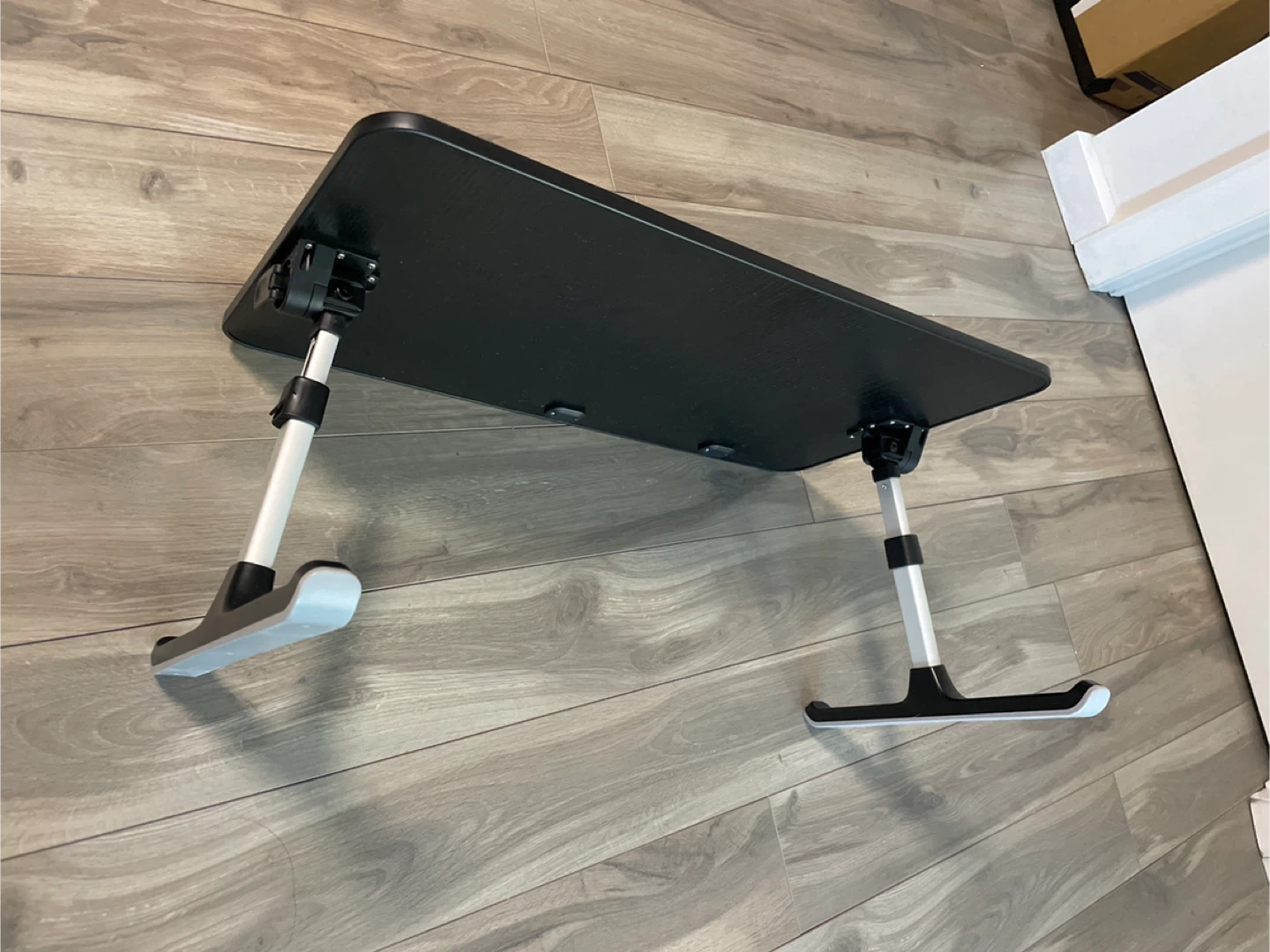 Black Folding Laptop Bed Tray Table - photo 2