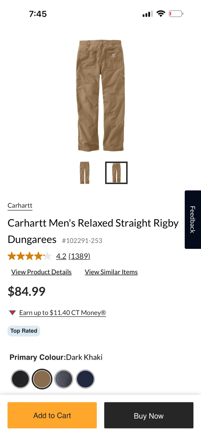 Carhartt Men's Work Pants - photo 3