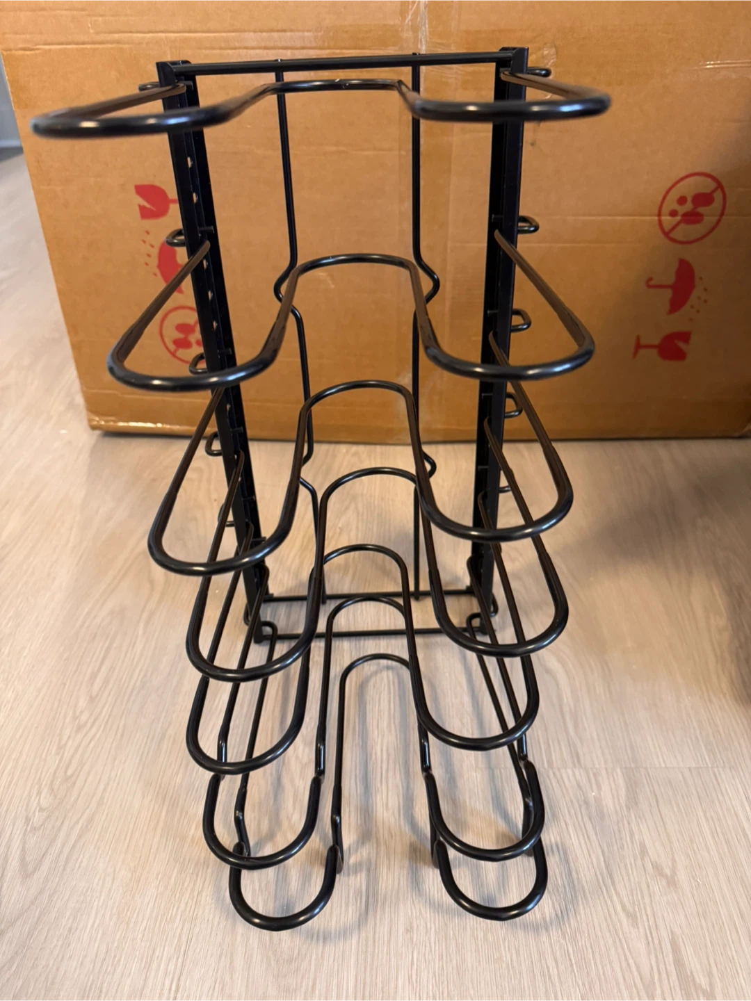 Brand new Black Metal Pot and Pan Organizer Rack - photo 2