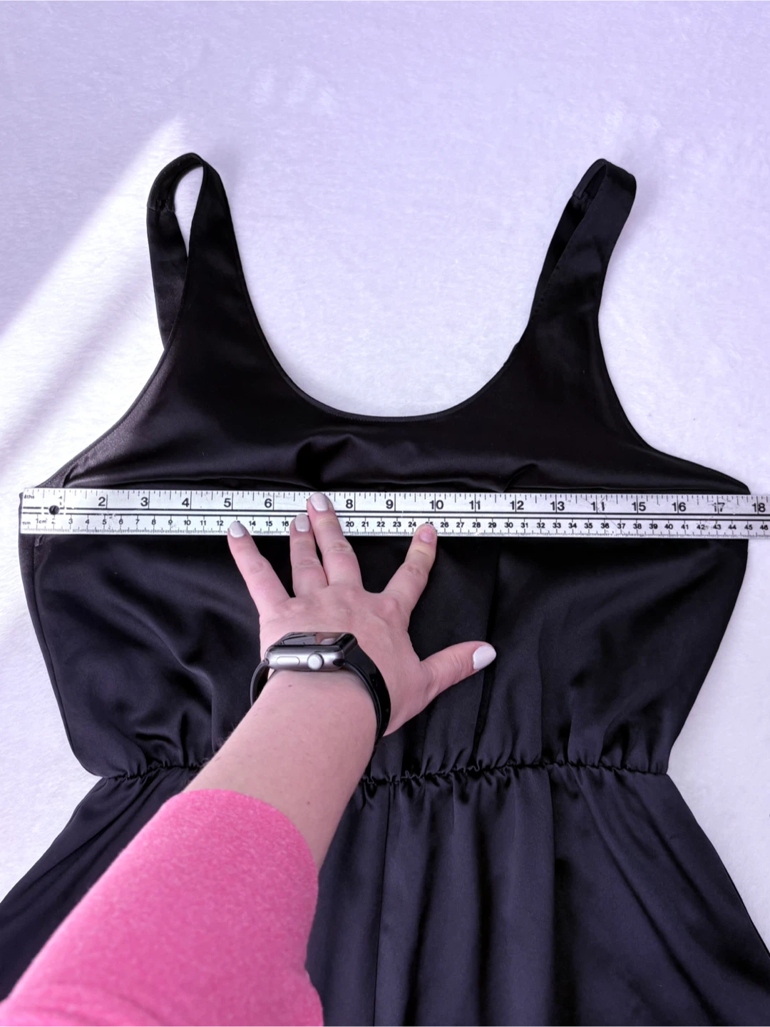 Victorias Secret Black Satin Romper Tie Back Sleeveless Size S - photo 3