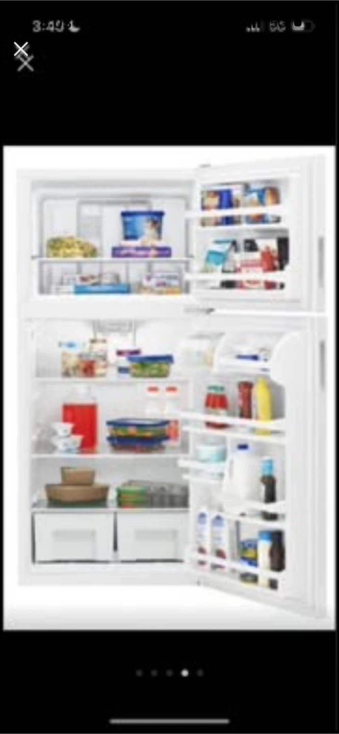 New Amana 30" 18.2 Cu. Ft. Top Freezer Refrigerator - photo 4