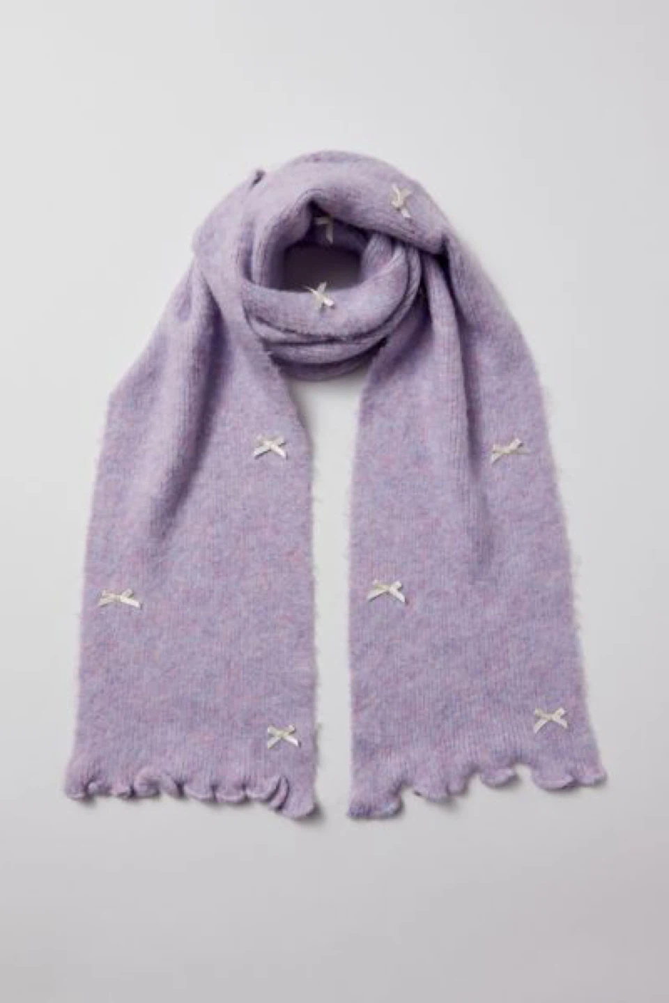 Urban Outfitters Lavender Scarf with Bows