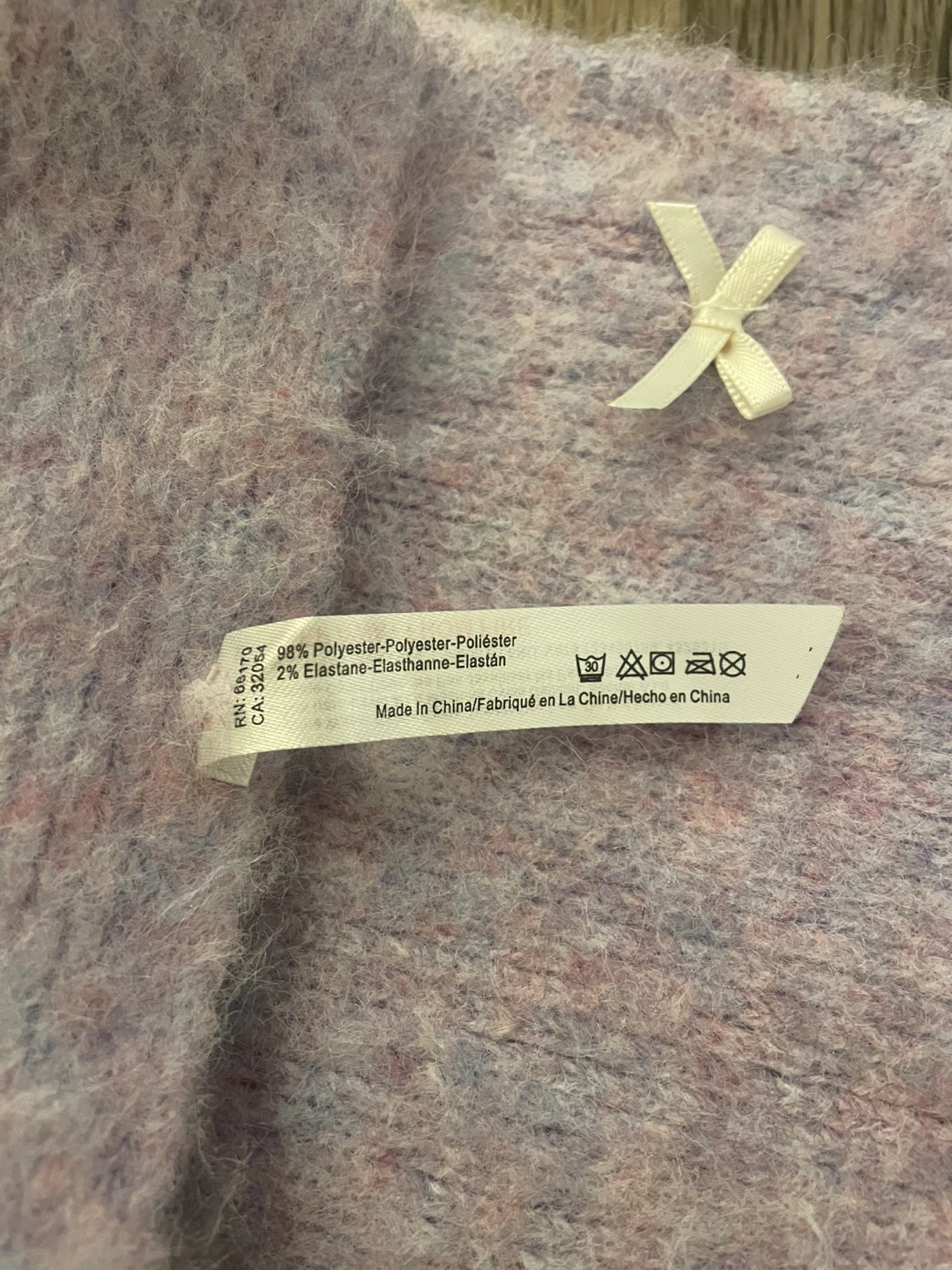 Urban Outfitters Lavender Scarf with Bows - photo 4