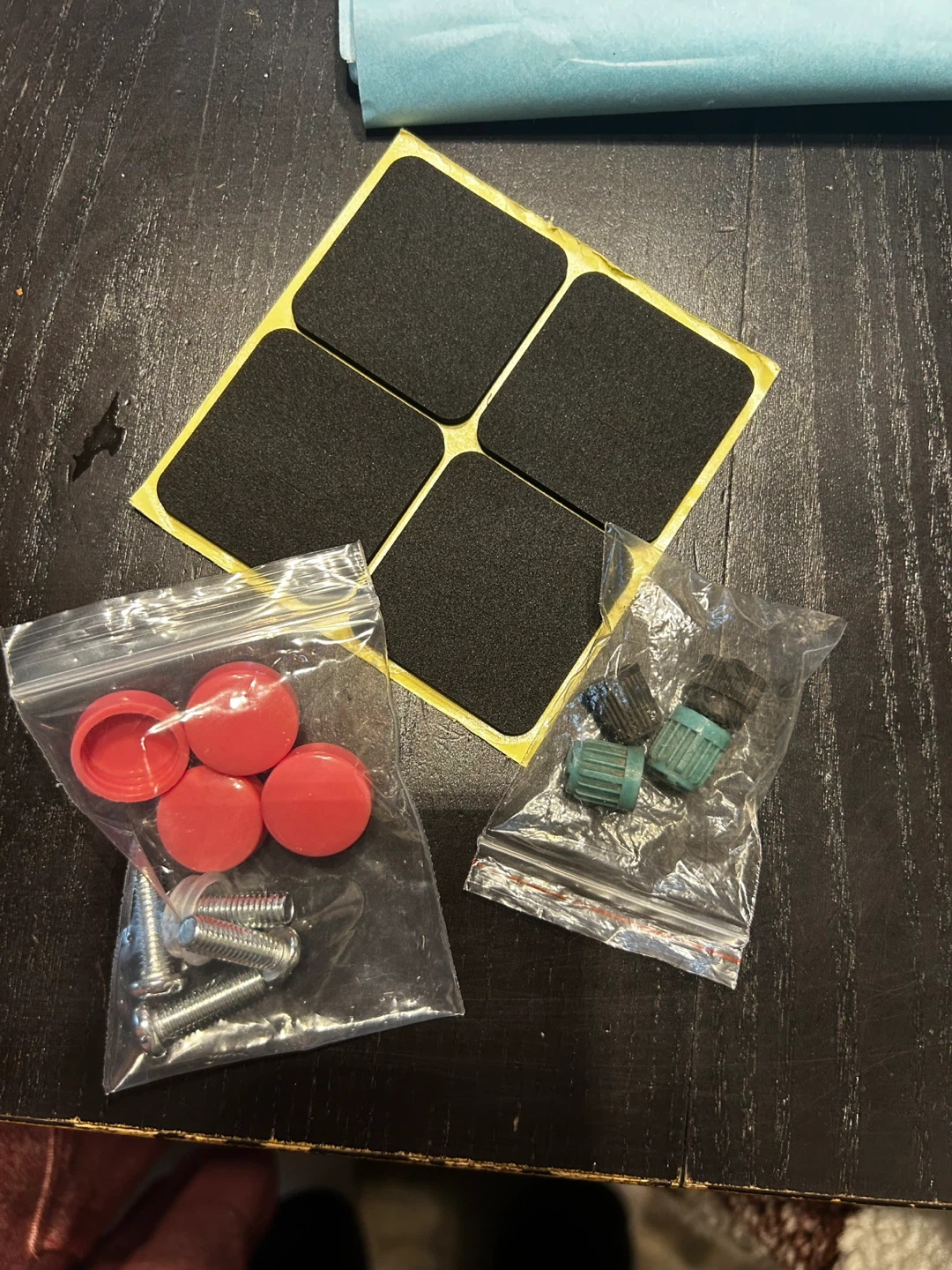Bike Tire Patch Kit and Valve Caps #freecycle