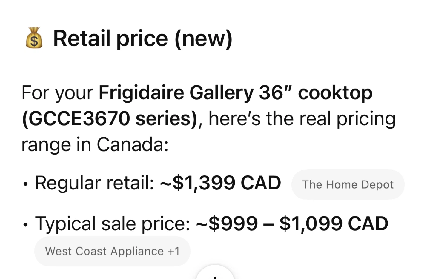 Fridgidaire Gallery cooktop digital electric stove top - photo 2