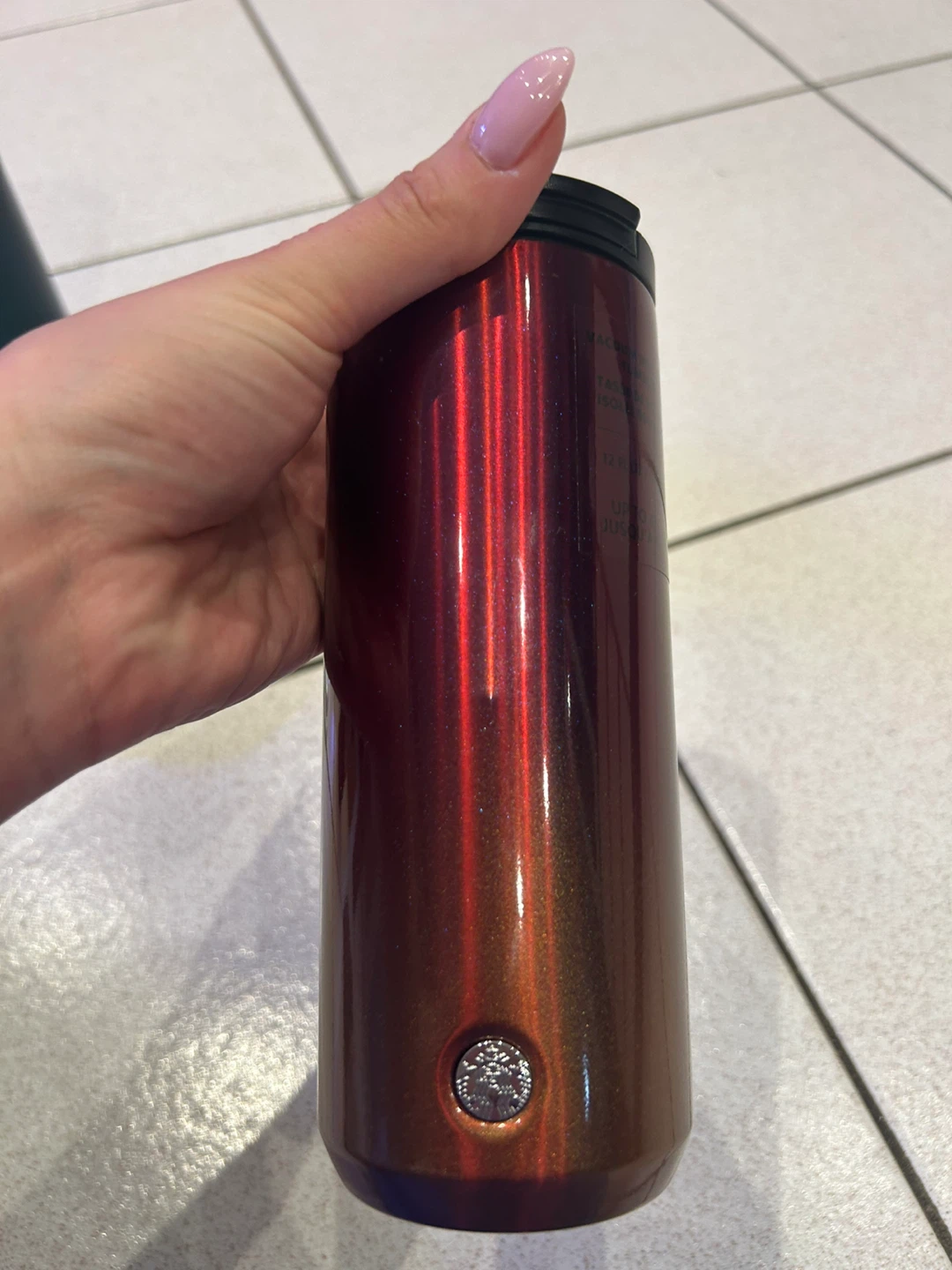 Starbucks Tumbler 12oz Red Ombre