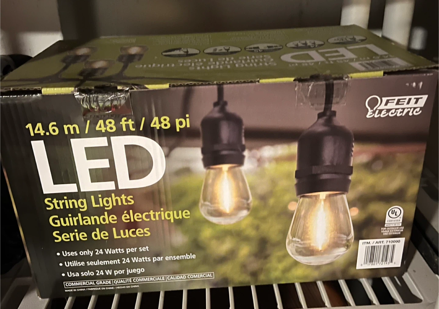 FEIT Electric LED String Lights - 48 ft 🥕 - photo 2