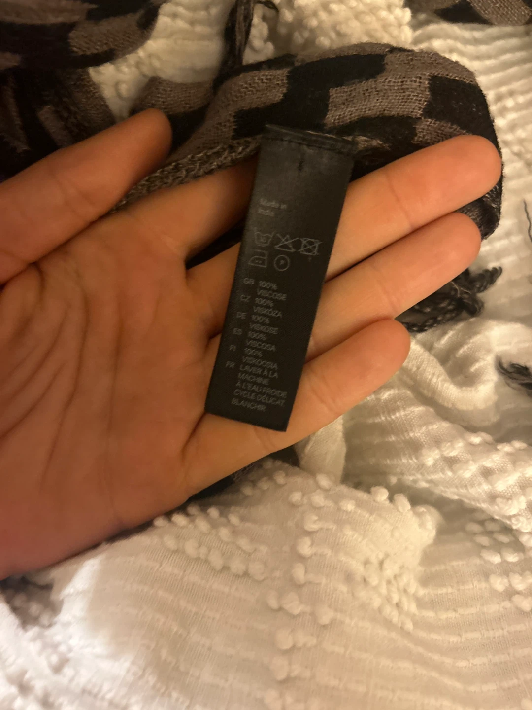 Patterned Scarf from H&M 🥕 - photo 3