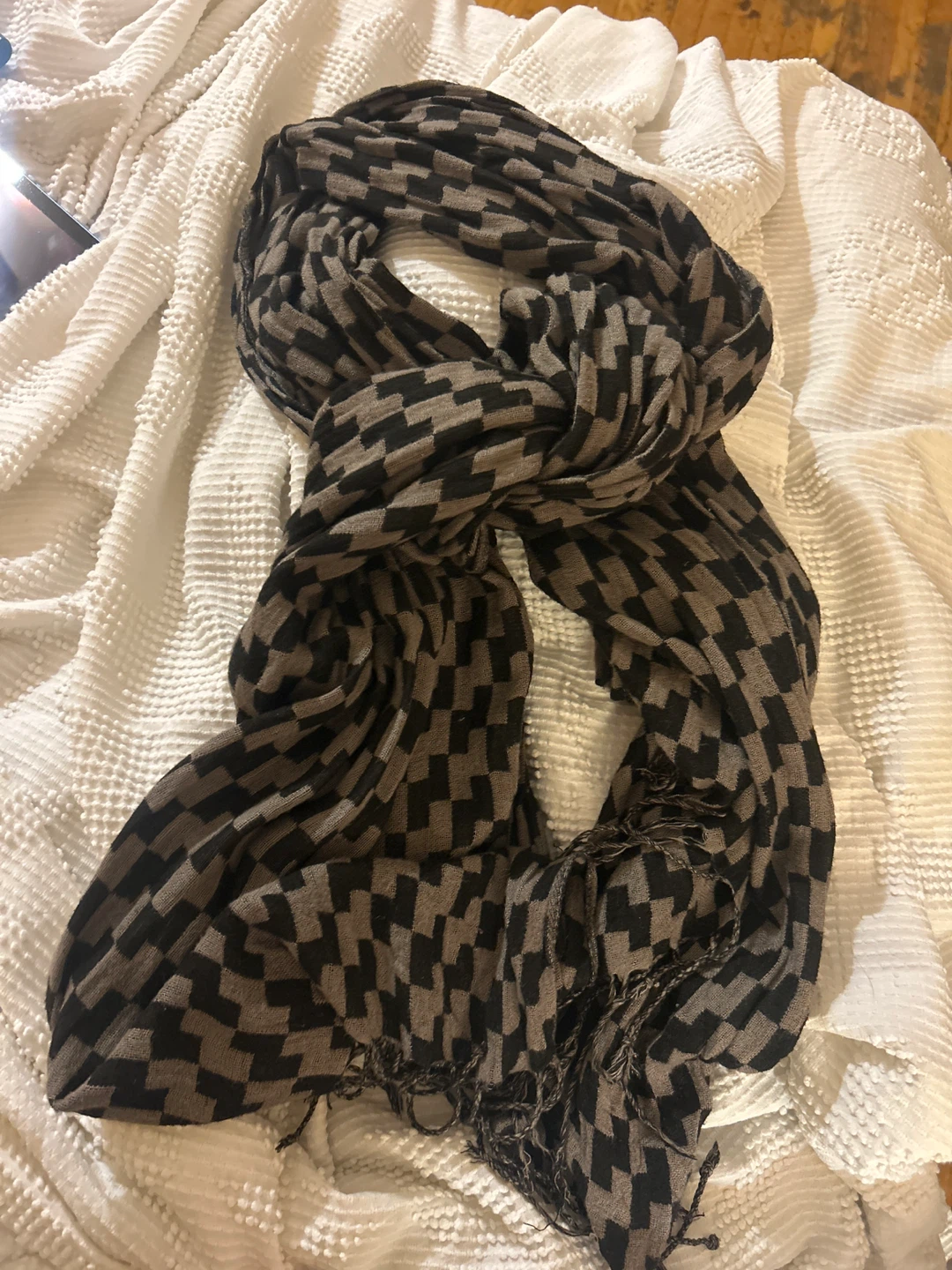 Patterned Scarf from H&M 🥕 - photo 2