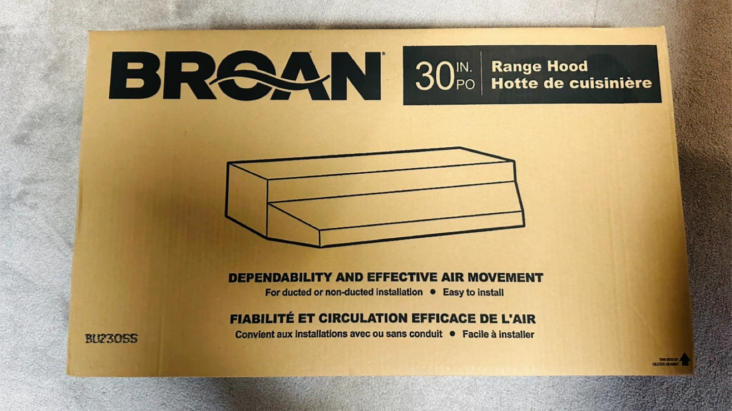 Broan 30" Range Hood