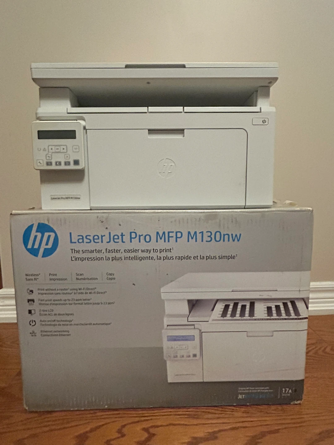 HP LaserJet Pro MFP M130nw Wireless Printer/Scanner/Copier - photo 3