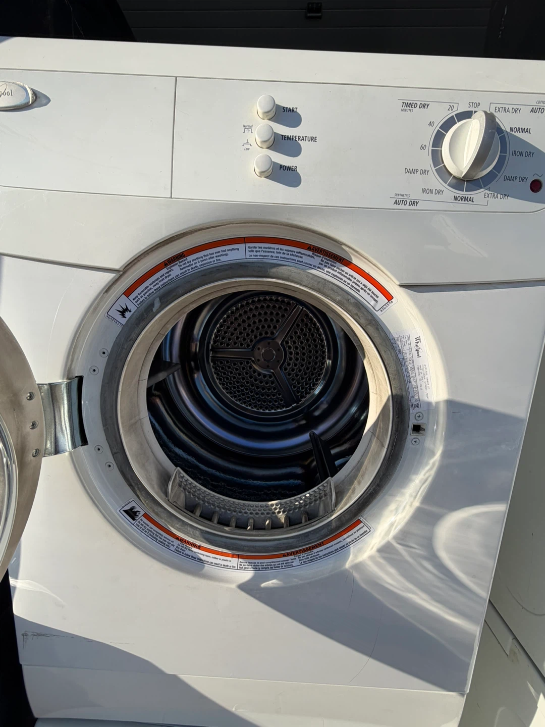Whirlpool Electric Washer and Dryer 24” - photo 4