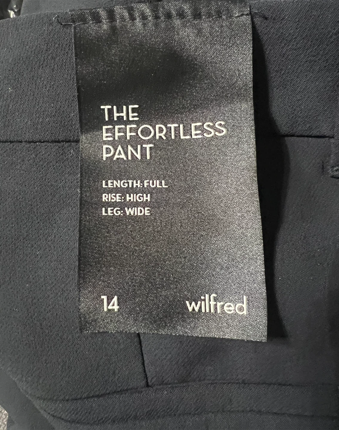 Wilfred The Effortless Pant Black Size 14 - photo 2