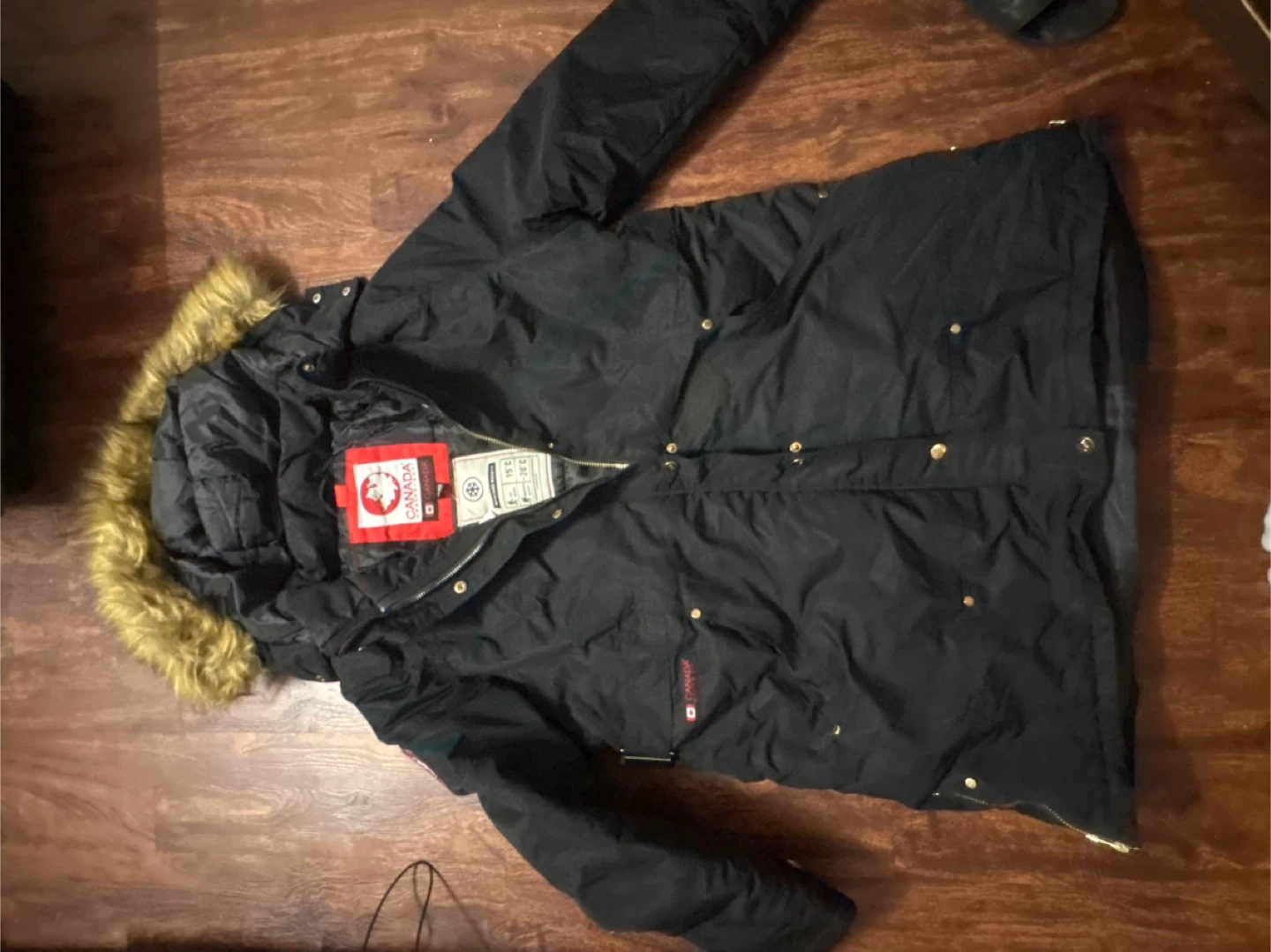 Canada Weather Gear Black Winter Parka Jacket XXL/TTG