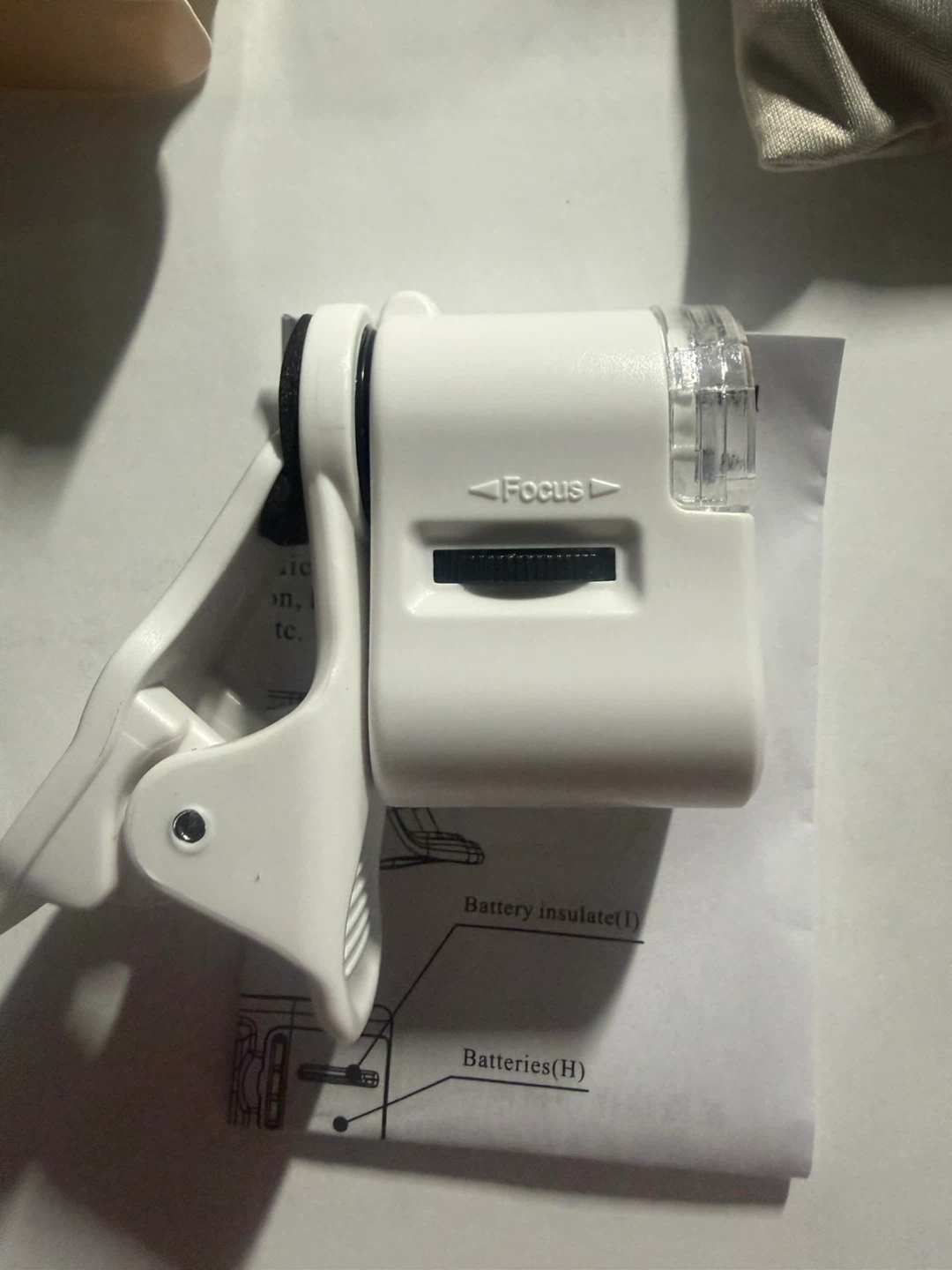 Universal Clip Type 60X LED Microscope - photo 3