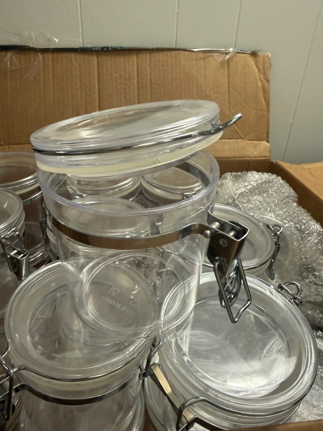 Plastic Storage Jars with Locking Airtight Lid - photo 4