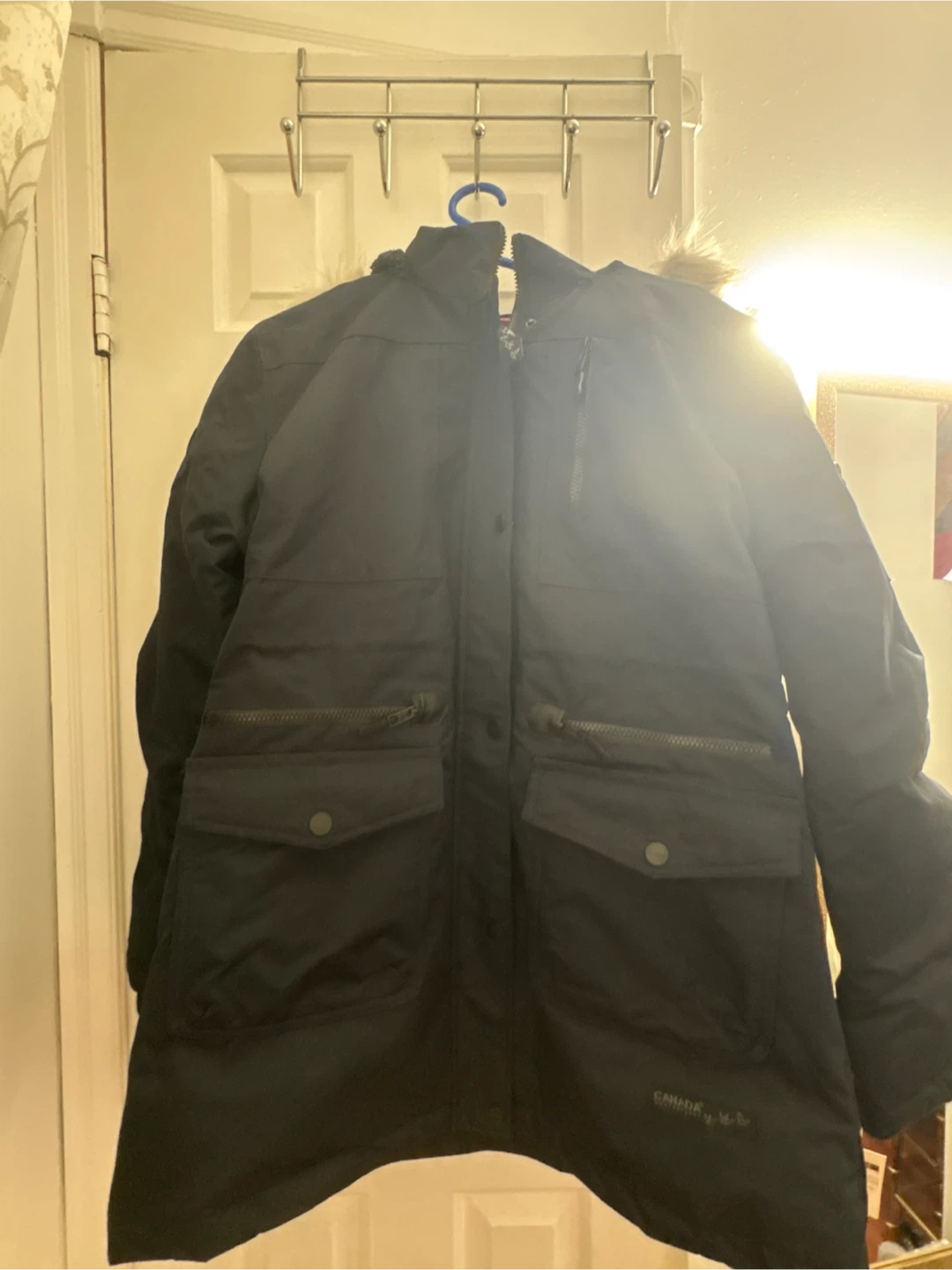 Canada Weather Gear Navy Parka Jacket - Size L - photo 4