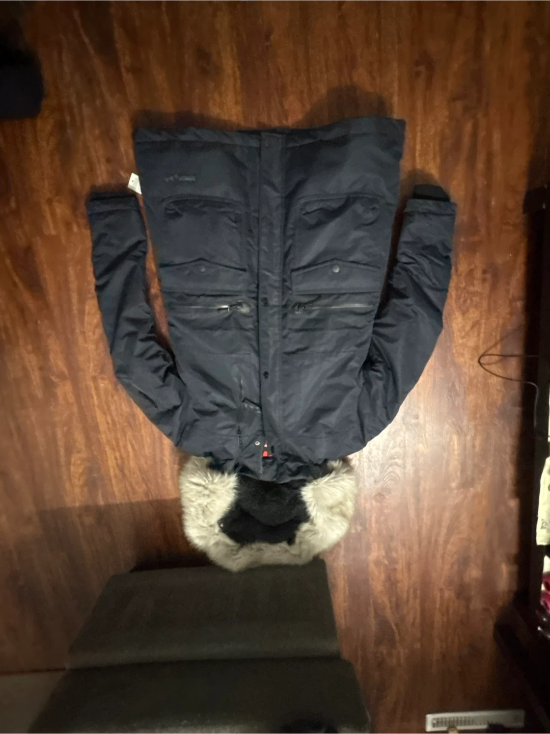Canada Weather Gear Navy Parka Jacket - Size L