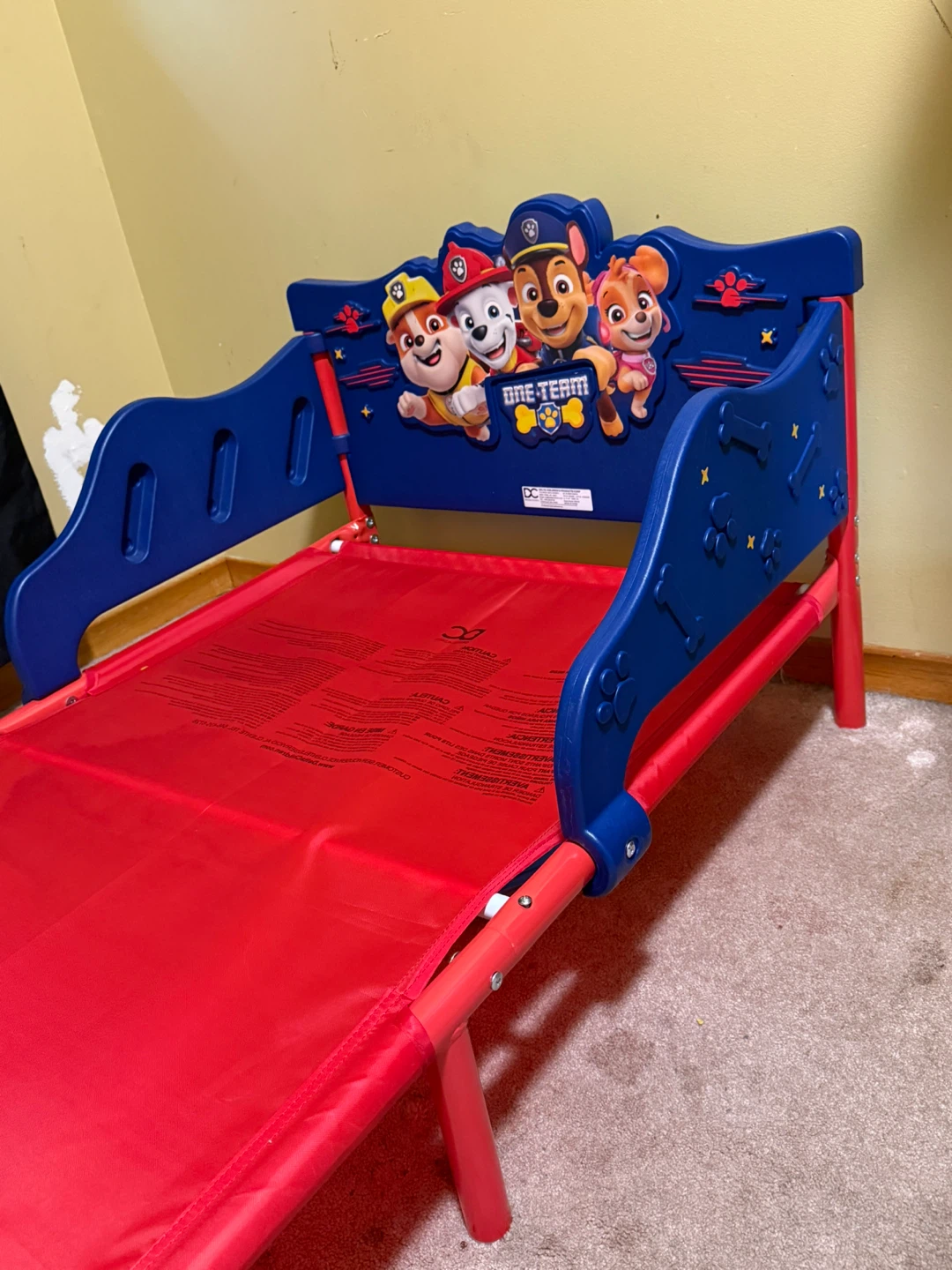 Paw Patrol Toddler Bed